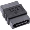 InLine Adattatore SATA femmina / femmina, basso profilo