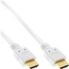InLine Cavo HDMI 2.0, High Speed, Ethernet, 4K2K, 4K3D, Premium, 5m, bianco