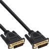 InLine Cavo DVI-D 24+1 maschio / maschio, 15m, dorato, PREMIUM, nero