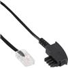 InLine Cavo telefonico TAE-F maschio a RJ45 8/2 per DSL-Router, 20m