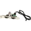 StarTech.com Adattatore 24'' interno per scheda madre con header USB a seriale RS-232 2 porte