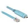 DeLOCK 63914 cavo seriale Blu 3 m USB tipo-C RJ45