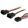 StarTech.com Cavo sdoppiatore per alimentatore ventola 4 pin 12'' - F/M