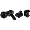 StarTech.com Confezione da 100 viti di fissaggio e dadi ingabbiati per armadi server rack - M6 x 12mm
