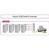 DeLOCK 87634 switch seriali Cablato