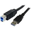 StarTech.com Cavo USB 3.0 SuperSpeed 3 m A a B - M/M, colore nero