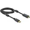 DeLOCK DisplayPort attivo 1.2 a cavo per HDMI 4K 60 Hz da 3 m