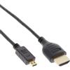 InLine Cavo micro HDMI, Super Slim A/D, Ethernet,, 4K2K, 1,8m, Premium