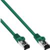 InLine , cavo patch, S/FTP (PiMf), Cat.8.1, 2000MHz, Halogenfree, verde, 5m