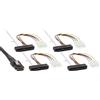 InLine Cavo Mini SAS, SFF-8087 a 4x SFF-8482 + alimentazione, 0,75m