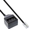 InLine Cavo adattatore RJ45 M a TAE NFN Dose, 20cm