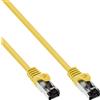 InLine , cavo patch, S/FTP (PiMf), Cat.8.1, 2000MHz, Halogenfree, giallo, 2m