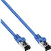 InLine , cavo patch, S/FTP (PiMf), Cat.8.1, 2000MHz, Halogenfree, blu, 5m