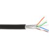 InLine Matassa Cavo Cat.6a, S/FTP(PiMF), CU, halogenfree, nero, 100m