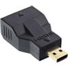 InLine Adattatore Mini HDMI Tipo C Femmina a Micro HDMI Tipo D Maschio, dorato