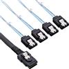 InLine Cavo Mini SAS, SFF-8087 a 4x SATA, 0,75m, configurazione Crossover, OCF