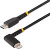 StarTech.com Cavo USB-C a Lightning da 1 m - Cavo di ricarica/sincronizzazione da USB Tipo-C a Lightning in fibra aramidica