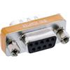 InLine Adattatore Nullmodem Sub-D 9pin maschio / femmina, basso profilo, Bulk