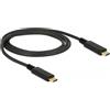 DeLOCK 83661 cavo USB USB 3.2 Gen 2 (3.1 Gen 2) 1 m USB C Nero