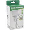 InLine Morsetto da tavolo per multiprese elettriche, bianco