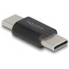 DeLOCK Adattatore SuperSpeed USB 10 Gbps (USB 3.2 Gen 2) USB Type-C Gender Changer da maschio a maschio nera
