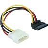 DeLOCK Cable Power SATA HDD 4pin male - angled Multicolore 0,15 m