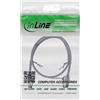 InLine Cavo patch slim, U/FTP, Cat.8.1, TPE senza alogeni, grigio 1m