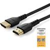 StarTech.com Cavo HDMI 2.0 certificato Premium da 1m - Cavo video HDMI con Ethernet ad alta velocità - UHD 4K 60Hz HDR - Cavo