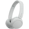 Sony Cuffie Bluetooth wireless WH-CH520 - Durata della batteria fino a 50 ore con ricarica rapida, stile on-ear - Bianco