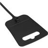 InLine Fascette con foro Euro 100x2,5mm con targhetta 25x45mm nero, 100 pezzi