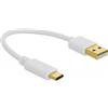 DeLOCK Cavo di ricarica USB di Tipo-A per USB Type-C da 15 cm