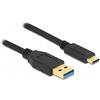 DeLOCK Cavo SuperSpeed USB (USB 3.2 Gen 2) di Tipo-A per USB Type-C da 2 m