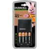 Duracell Caricabatterie 45 minuti + 2xAA, 2xAAA