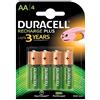 Duracell 4 LR06 1300mAh Batteria ricaricabile Nichel-Metallo Idruro (NiMH)