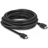 DeLOCK Cavo HDMI ad alta velocità 48 Gbps 8K 60 Hz nero 10 m