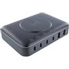 InLine Qi powerstation, Alimentatore multiporta, caricatore, Carica wireless