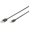 Digitus Cavo di collegamento tipo C USB, Tipo C - A