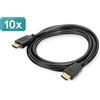 Digitus HDMI ad alta velocità con cavo di connessione Ethernet, confezione da 10 pezzi