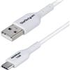 StarTech.com Cavo di ricarica da USB-A a USB-C da 1 m, carica e sincronizzazione, 3A, USB 2.0, rivestimento in TPE - Cavo di