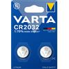 Varta LITHIUM Coin CR2032 (Batteria a bottone, 3V) Blister da 2