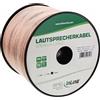 InLine Cavo per altoparlanti , 2x2,5mm², CCA, trasparente, 100m
