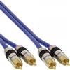 InLine 4043718018222 cavo audio 20 m 2 x RCA Blu