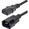 StarTech.com Cavo Prolunga di Alimentazione da 4,5m, Cavo di Alimentazione da C14 a C13 per PDU, 15A 250V, 14AWG, Prolunga