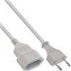 InLine 16680W cavo di alimentazione Bianco 0,2 m CEE7/16