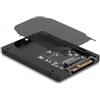 DeLOCK Convertitore da 2.5″ U.2 SFF-8639 da M.2 NVMe chiave M - 7 mm di altezza