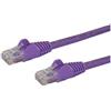 StarTech.com Cavo di Rete Viola Cat6 UTP Ethernet Gigabit RJ45 Antigroviglio - 1m