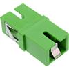 InLine Adattatore per fibra ottica , simplex SC/SC, SM, ceramica, verde