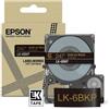Epson LK-6BKP Nero, Oro