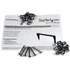 StarTech.com Staffa rack in acciaio 4U per montaggio apparecchiature su parete verticale da 19