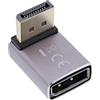 InLine 17291G adattatore per inversione del genere dei cavi DisplayPort Grigio, Nero